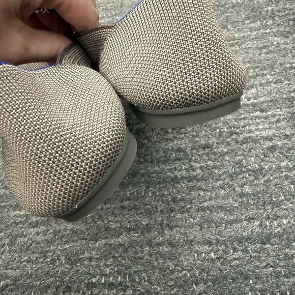 Rothys The Loafer Women 6.5 Mocha Brown Rounded Toe Slip On Flat Shoes Washable - Picture 7 of 12